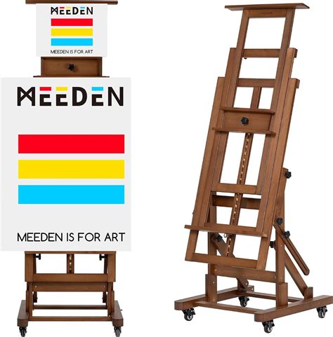 MEEDEN Extra-Large Art Painting Easel: Solid Beech Wood Artist Easel ...