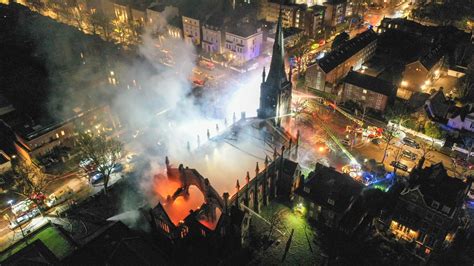 Investigation after fire destroys heritage-listed church in London | UK ...
