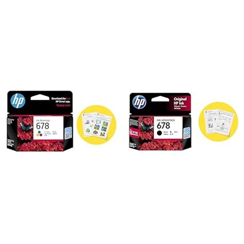 HP Combo 678 Tri-Color Original Ink Advantage Cartridge 678 Black Ink ...
