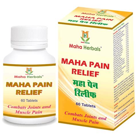 Maha Herbals Maha Pain Relief Tablets (60 Tablets) – Kreate