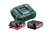 Chargeur et batterie Metabo Pack énergie 12V batterie 4Ah + batterie ...