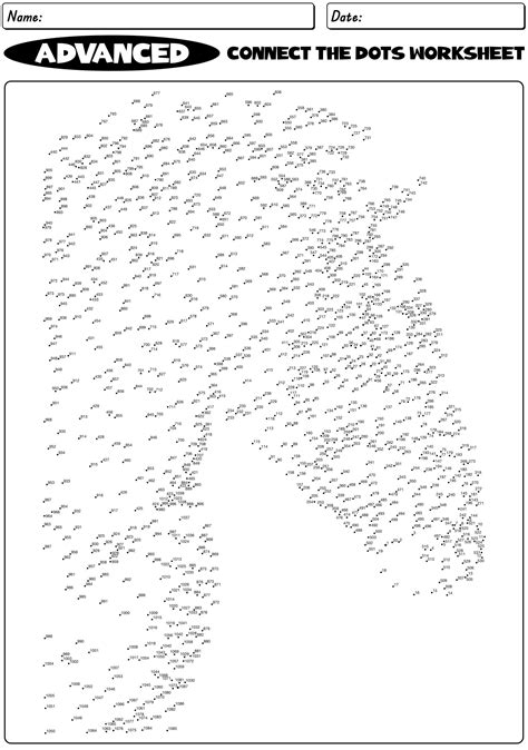 Extreme Connect The Dots Worksheets Free Extreme Dot To Dot Printables