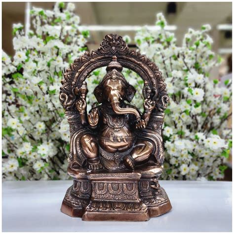 Buy AtoZ India Cart Lord Ganesha Statue Ganpati Idol Large Ganesha ...