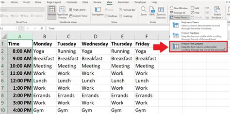 How Do You Lock a Header Row in Excel 的图像结果