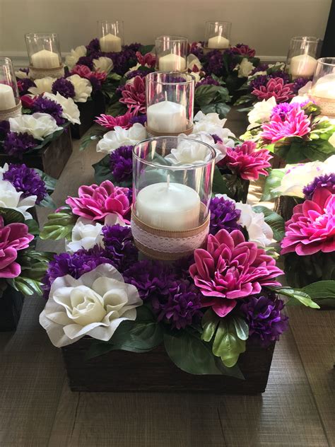 Centro de mesa con flores – Artofit