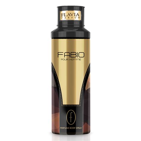 Flavia Fabio Pour Homme Gold Perfume Body Spray 200ML – Armaf India