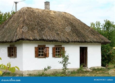 Ukrainian village house stock image. Image of estate - 26274135