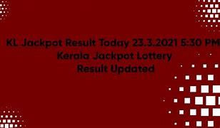 online jackpot result,Look no further