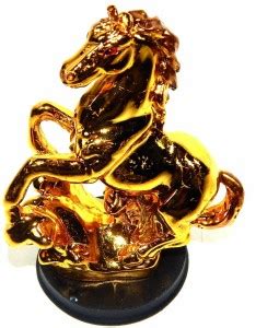 Urancia Golden Horse Statue with Stand Golden Horse Stepping on Ingot ...