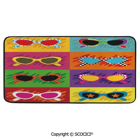 Rectangle Rugs for Bedside Fall Safety, Picnic, Art Project, Play Time ...