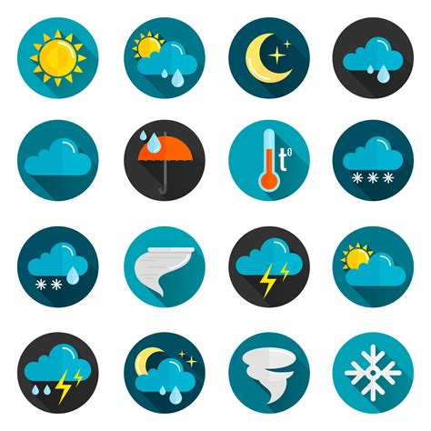 Image result for Weather Icon Set