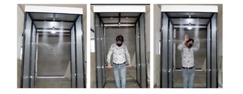 Sanitizing tunnel setup