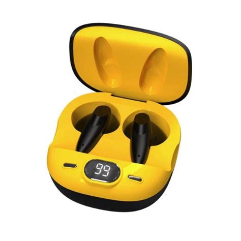 Aethon BeePods Bluetooth Headset (Yellow, True Wireless)