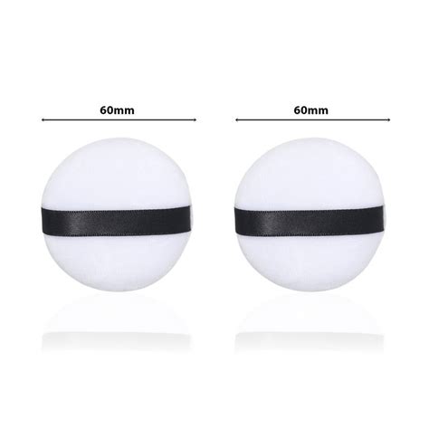 Buy PAC Medium Cotton Round Puff - White 2 Pc Online