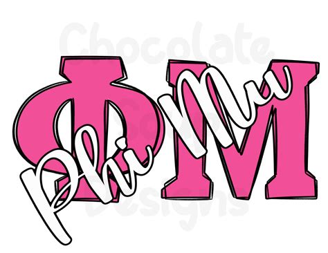 Phi Mu PNG Phi Mu Digital Design Greek Life PNG - Etsy