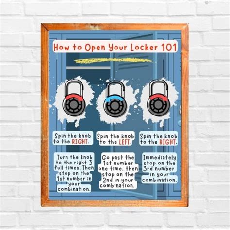 Image result for How to Open a Locker