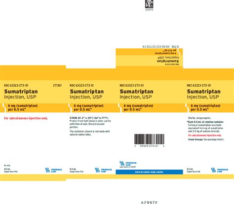 Image result for Sumatriptan Label