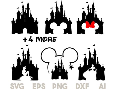 Disney Castle Silhouette Png