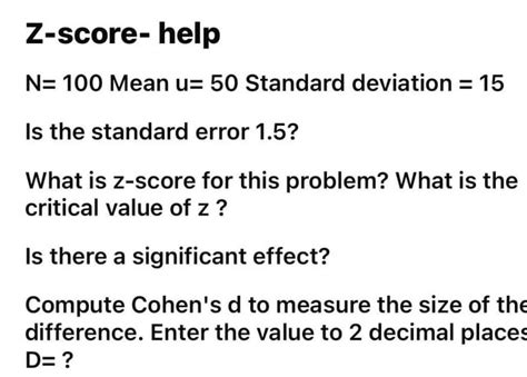 Z-Score Problem 的图像结果