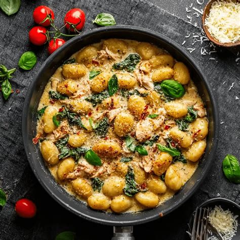 Garlic Chicken Gnocchi Skillet | 30-Minute Creamy Dinner Magic - Fresh ...