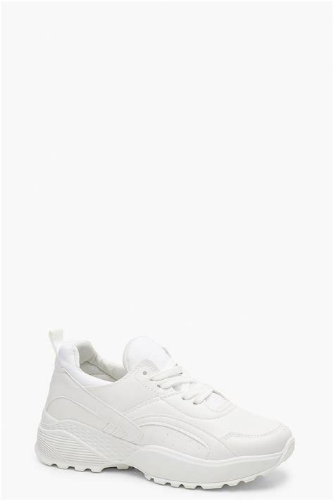 Chunky Dad Trainers | boohoo UK