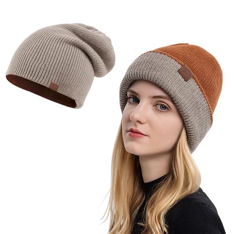 Buy PALAY® Winter Caps for Women, Warm Knitted Hat Men, Warm Winter Hat ...