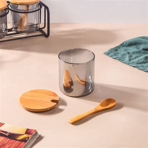 Glass Jars - Buy Jars With Lid And Spoon Set Online | Nestasia