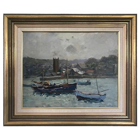 Pair of Oil on Board Harbour Scenes Manner of Luigi Maria Galea For Sale at 1stDibs