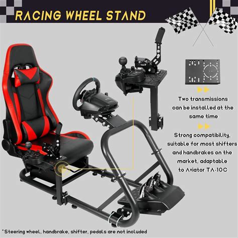 Buy Marada Racing Wheel Stand with V2 Support Game Support Stand Up ...