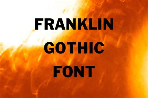 Franklin Gothic Font Free Download