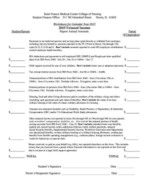 Fillable Online m sfmccon Forms Saint Francis Medical Center College of ...