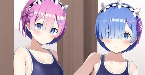 #Re:ゼロから始める異世界生活 NovelAI re:0 rem ram - wyitaliaのイラスト - pixiv