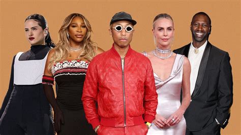 Pharrell Williams, Charlize Theron, Serena Williams, Rosalía in Omar Sy ...