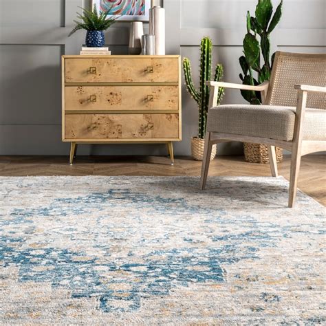 nuLOOM Diana Medallion Vintage Area Rug in the Rugs department at Lowes.com