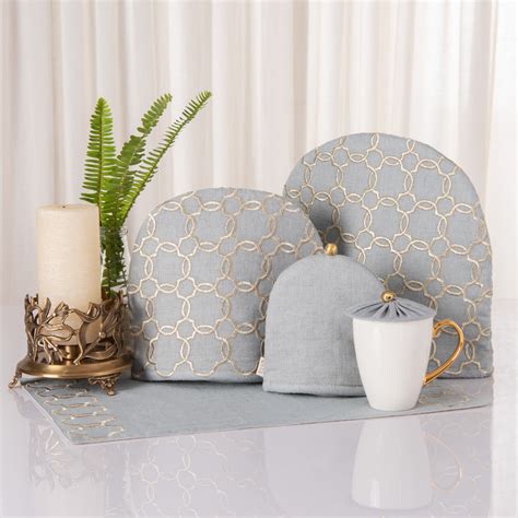 Oporo Linen Tea Cosy Aqua Grey – Tabi