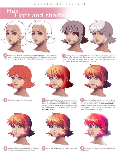Hair Drawing Tutorial 的图像结果