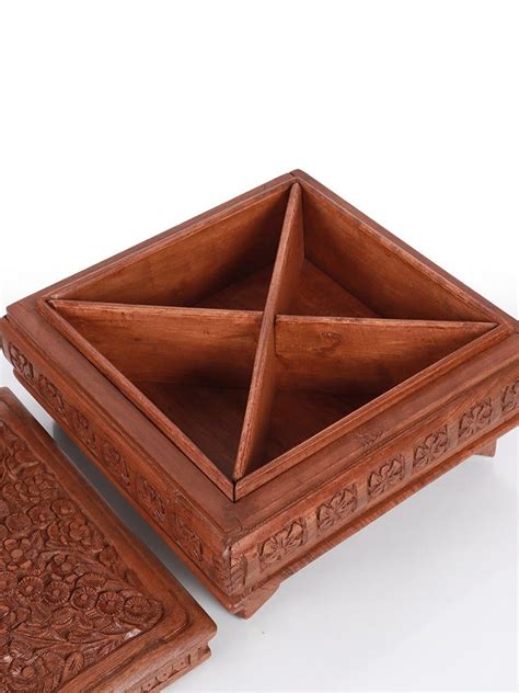 A Timeless Kashmiri Masterpiece: Hand-Carved Kashmiri Walnut Wood Dry ...