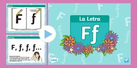 La letra F - Twinkl