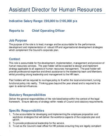 Image result for Assistant Program Director Job Description