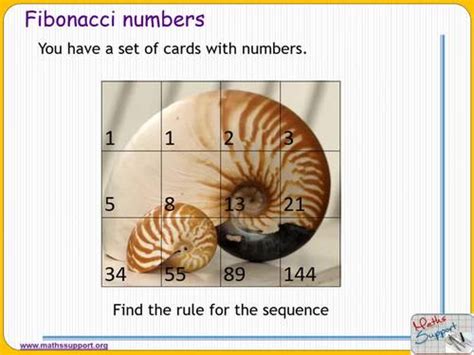 Fibonacci sequence and Pascal's triangle by Maths Support Centre