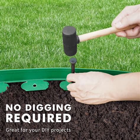 Buy FIAWOJA Landscape Edging 32.8 ft. x 1.97 in. Lawn Plastic Edging ...