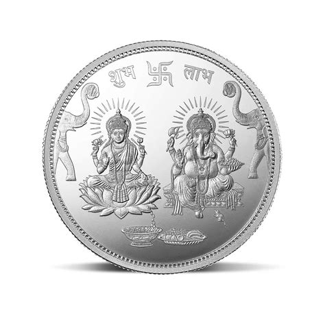 Buy Dhunna Jewellers Pure Silver 999 Coin 5gm || Divine Ganesh Ji ...