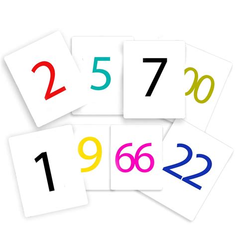 Numbers Flash Cards 的图像结果