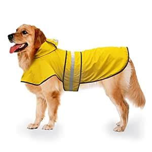 PetVogue Dog Raincoat, Dog Rain Jacket, Dog Raincoats for Large Dogs ...