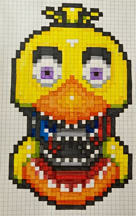 Discover 19 Fnaf pixel art and pixel art ideas | pixel art pattern ...