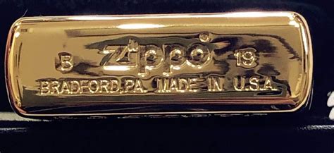 zippo 貝張り 金 2019年製造 - zippo-LAND G.