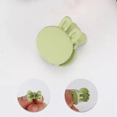 Classic Cute Rabbit Small Hair Clips Hairdo Clip Assorted Color 50 Pcs