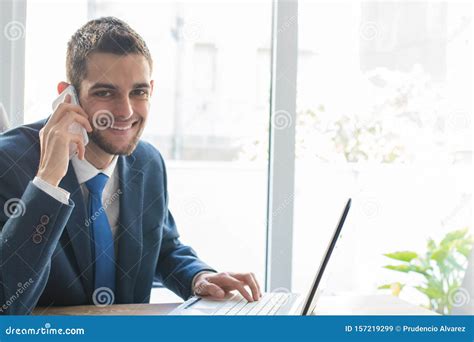 A Business Man at Computer 的图像结果