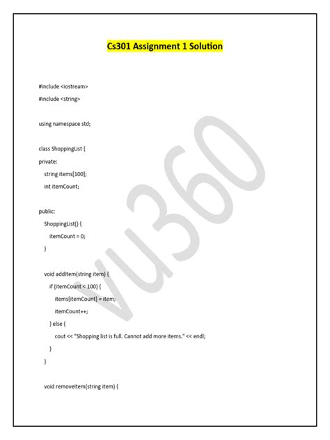 Image result for CS301 Assignment 1 Explained