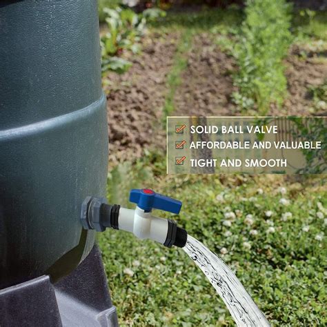 Water Butt Tap 3/4 Inch PVC Rain Butt Valve Bulkhead India | Ubuy